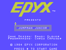 Jumpman Junior screenshot 3 for Colecovision